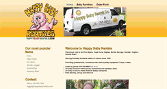 Desktop Screenshot of happybabyrentals.com